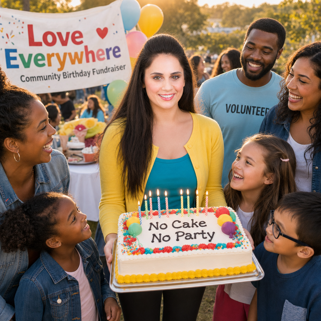 No Cake No Party cake celebration